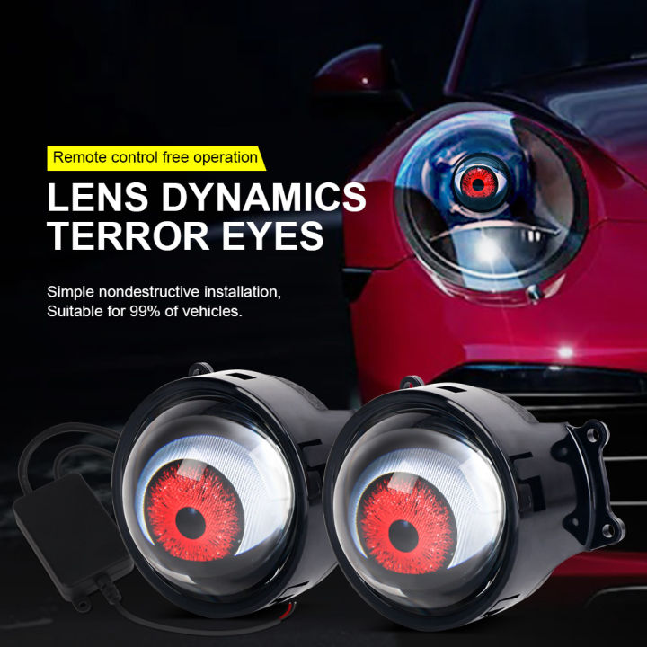 3-inch%20Devil's%20Eye%20Auto%20Accessories%20Headlight%20Led%20Lenses%20Retrofit%20Kits%20Assembly%20LED%20Car%20Dynamic%20Lights%2012v%20with%20Remote%20Control%20-%20Image%205