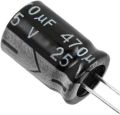 15Pcs- 470uF 25V RADIAL Electrolytic Capacitor 470uF 25V Radial Polarized Aluminum Electrolytic Capacitors 2 Pin Leads Connections Leg.