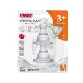 Farlin Bottle Nipples 3+ months For Babies Size M 2 Pieces Taiwan.