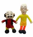 Trendy Children 's Cartoon Series Character Stuffed Motu Patlu Soft Doll Pair Toy For Kids. 