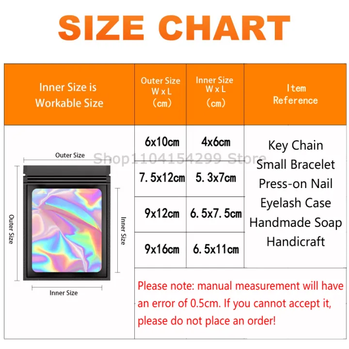 50-500Pcs%20Holographic%20Ziplock%20Bags%20Plastic%20Laser%20Iridescent%20Zip%20Bags%20for%20Manicure%20Eyelash%20Display%20Earrings%20Ring%20Storage%20Bag%20-%20Image%206