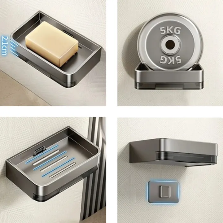 Bathroom%20Soap%20Dish%20Free-Punching%20Wall%20Mounted%20Sponge%20Holder%20Organizer%20Double%20Drainage%20Soap%20Dish%20Bathroom%20Accessories%20-%20Image%207