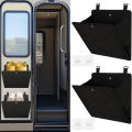 Wall-Mounted RV Shoe Rack Storage Organizer No-Drilling Required Versatile Storage Shelf for RVs and Caravans Behind Door Design. 
