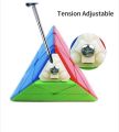 Pyramid Speed Cube, 3X3X3 Qiming Pyramid Speed Cube Triangle Cube Puzzle Magic Cube (Stickerless). 
