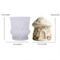 Fantasy mushroom candle mold, reusable DIY candle/resin handmade mold, fantasy home Christmas decoration,. 