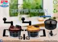 Chopper / Manual Chopper / Easily chop vegetables/ Wood Design. 