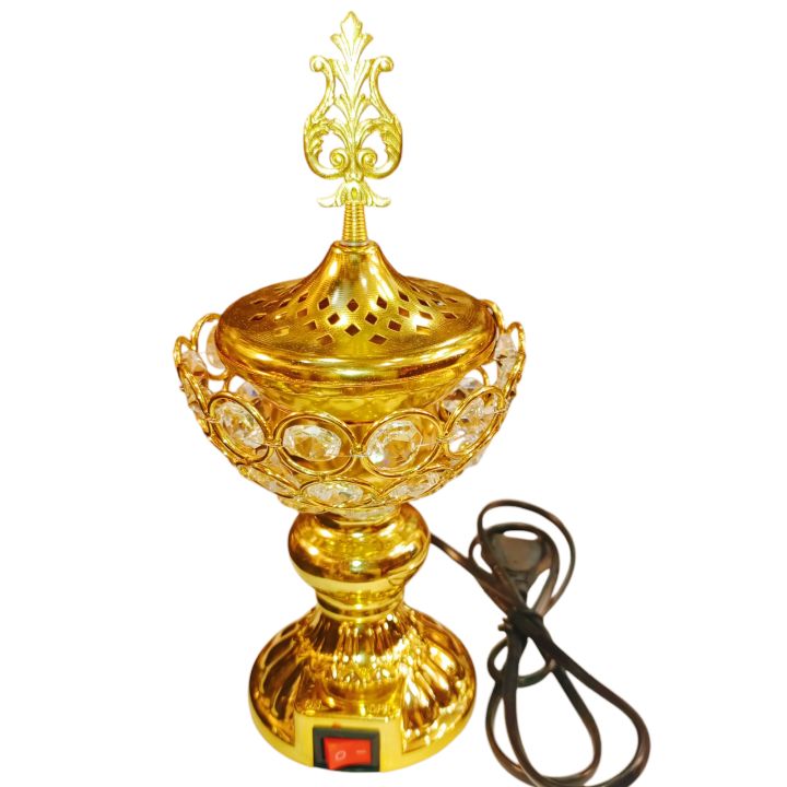 Electric%20Bakhoor%20Loban%20Burner%20Metal%20Crystal%20Design%20-%20Image%202
