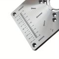 Aluminium Router Table Insert Plate Table For Woodworking Benches Router Plate Wood Tools Milling Trimming Machine With Rings.