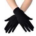 Woman Gloves Work Gloves Milk Silk Gloves Solid Color Non-Slip Household Gloves Breathable Serving Waiters Mittens. 