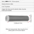 SEAMETAL Self Shrinking Motorcycle Handlebar Cover Silicone Non-Slip Anti Vibration Motorcycles Grip Covers Sleeve Protector.