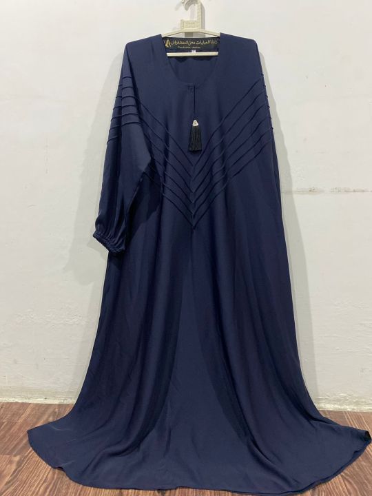 daraz best seller abaya in premium quality korean nada staff for girls and women with v gala ( lenghth 54 inches chest 24 )