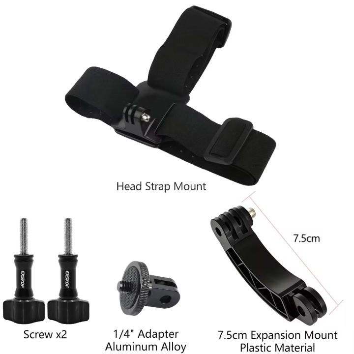 Action%20Camera%20Accessories%20Kit%20Head%20Strap%20Chest%20Strap%20Mount%20Adjustable%20Holder%20for%20%20Phone%20%20Osmo%20SJCAM%20AKASO%20insta360%20-%20Image%207