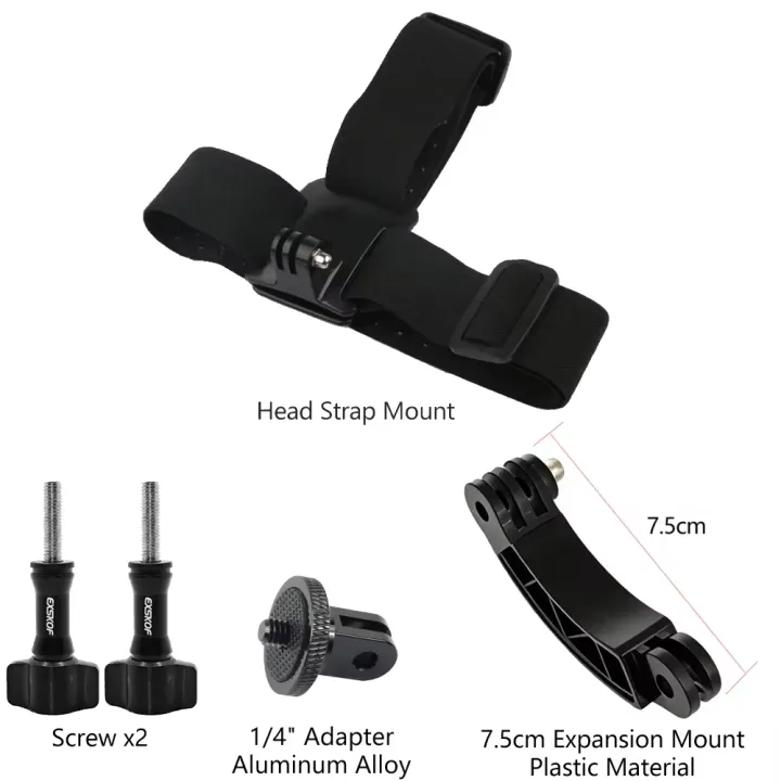 Action%20Camera%20Accessories%20Kit%20Head%20Strap%20Chest%20Strap%20Mount%20Adjustable%20Holder%20for%20%20Phone%20%20Osmo%20SJCAM%20AKASO%20insta360%20-%20Image%207