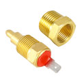 Universal Car Electric Engine Fan Thermostat Temperature Sensor Switch 1/8" NPT 140 Degree on 125 Degree Off Accessories. 