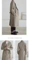 Super Long British Double Breasted Trench Coat For Men. 