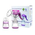 Manual Massage Breast Pump with Feeding Bottle.