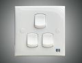 Energypac EG Series 10A 3 Gang Electrical Wall Switch 3Gang. 