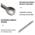 Widesea Camping Titanium Spork Spoon Outdoor Lightweight Fork Tableware Portable Picnic Hiking Travelling Ultralight Dinnerware. 