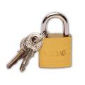 padlock heavy duty Yunhun Gold Finish Lock with Key (25mm). 