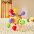 Manhattan Round Ball Soft Silicone Hand Grab Ball Rattle Infantil Chewable Toddler Teeth Soothing Baby Sensory Toy Newborn Gift. 