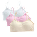 1/3pcs Teen Girls Small Bras Young Children Underwears Student Girls Wireless Solid Underclothes Kids Sports Training Bra Vest. 