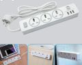 PowerHub Pro: 3-Socket + 3 USB Computer Extension Board – Ultimate Power and Connectivity Solution Extension Lead |. 