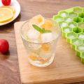 Food Grade Compartment Silicone Ice Cube Tray with Lid Silicone Molds Ice Cube Maker Popsicle Mould Home Kitchen Gadgets. 