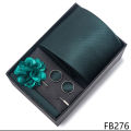 New Designer Blue Red Green Paisley Ties For Men Wedding Party Neck Tie Luxury Tie Pocket Square Cufllink Brooch Set. 