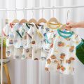 Short sleeve sets and bamboo fiber shorts for boys and girls. 