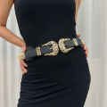 Designer Belts For Women High Quality Luxury Tassel Gold Chain Punk Y2K Silver Stretch Cummerbunds Elastic Waistband Corset.