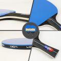 LOKI K5000 - Pair Table Tennis Racket - Premium Blue Rubber - High Quality Performance. 