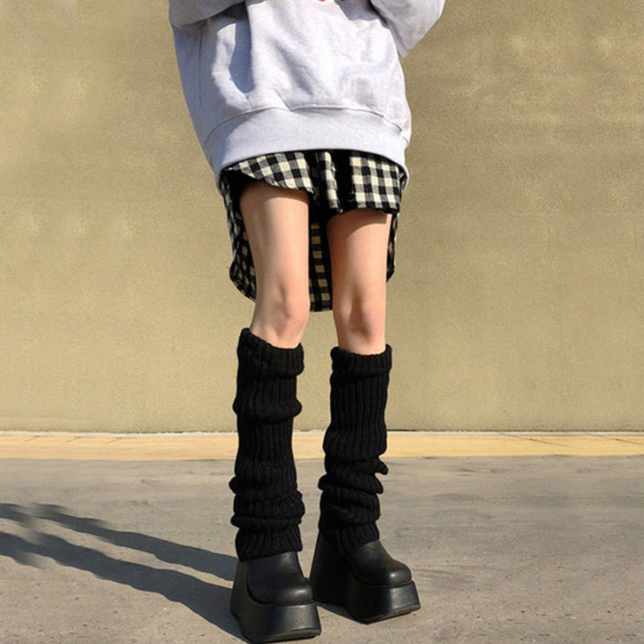 1Pair%20Y2K%20Over%20Knee%20Leg%20Warmer%20Lengthened%2070cm%20JK%20Uniform%20Long%20Socks%20Lolita%20Knitted%20Boot%20Socks%20Pile%20Up%20Socks%20Foot%20Warming%20Cover%20-%20Image%205