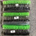 600 Pcs 100 Groups/Set Fishing Bobber Stopper Black  Beads Stopper Fishing Float Beans Space. 
