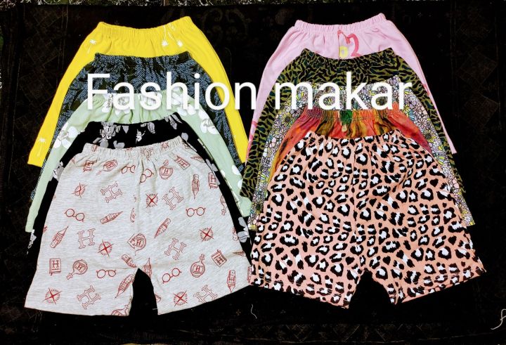 Multicolor New Born Kids & Boys Half Pant 10 Pcs Combo Pack - Available Size in New Born to 6 Years