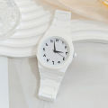 Minimal NEW White Arabic Aura  Numeral Watch for Men & Women – Unisex Stylish Analog Quartz Watch | Premium Matte Design
. ALL IMPORTED ALMUNIUM VERSION , NO MORE PLASTIC. 
