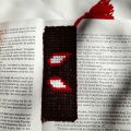 Cross Stitch SpiderMan BookMark. 