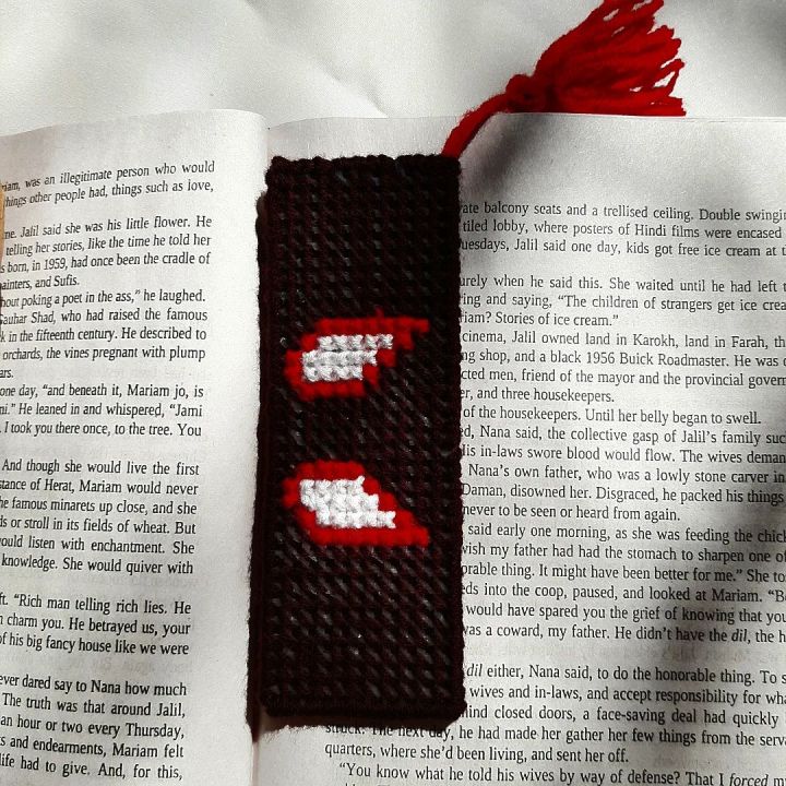 Cross Stitch SpiderMan BookMark