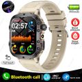 2025 Smartwatch Men Flashlight Waterproof Outdoor Sports Tracker HD Bluetooth Calls Smart Watch New For Android IOS.