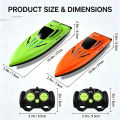 Remote Control Boat For Kids Waterproof Remote Control Toys Fast Remote Control Boat Lightweight Water Racer RC Boats Pool Toys.