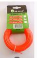 Trimmer brush cutter wire nylon tar round 70garms. 