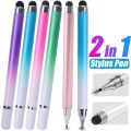 2 in 1 Universal Stylus Pen For Tablet Mobile Android IOS Phone iPad Accessories Drawing Tablet Pens Capacitive Screen Touch Pen.