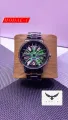 Fashion Non Wheel  Mens Car Wheel Watches Luxury Stainless Steel Mesh Watch Men Quartz Wristwatch Male Clock. 