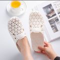 Fashion Korean Half Shoes & Loafers Best Quality Outdoor Fashion Loafers & Boats for Women. 