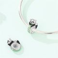 All Animal 925 Sterling Silver Cute Dog Cat Spacer Beads Charm Fit Original Bracelet Fine Jewelry For Girls. 