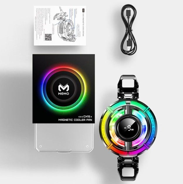 Memo%20CX19%20(MAGSAFE)%20/%20CX15%20(AI)%20/%20CX10%20PRO%20(AI)%20/%20CX08%20PRO%20(AI)%20/%20CX08%20PRO%20/%20CX08%20/%20CX07%20Mobile%20Radiator%20Cooling%20Fan%20For%20Mobile%20-%2015W%20/%2025W%20Power%20-%20Freezed%20Instantly%20-%20Heatsink%20For%20Mobile%20-%20Working%20Fastly%20-%20ORIGINAL%20-%20Image%203