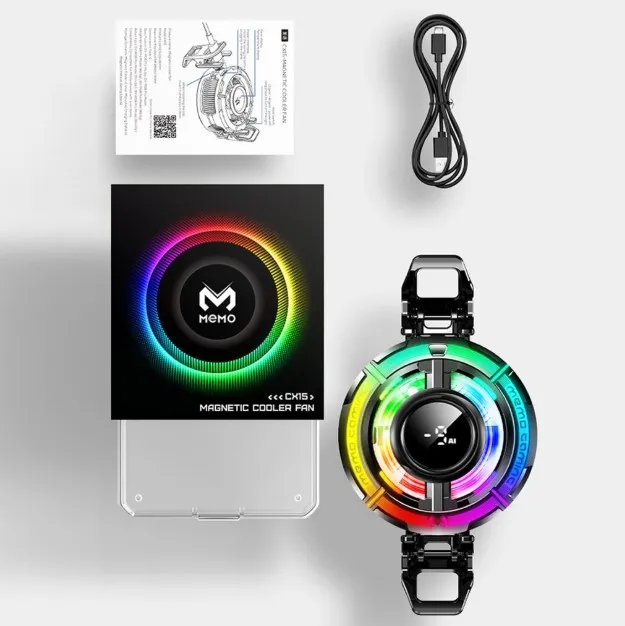 Memo%20CX19%20(MAGSAFE)%20/%20CX15%20(AI)%20/%20CX10%20PRO%20(AI)%20/%20CX08%20PRO%20(AI)%20/%20CX08%20PRO%20/%20CX08%20/%20CX07%20Mobile%20Radiator%20Cooling%20Fan%20For%20Mobile%20-%2015W%20/%2025W%20Power%20-%20Freezed%20Instantly%20-%20Heatsink%20For%20Mobile%20-%20Working%20Fastly%20-%20ORIGINAL%20-%20Image%203