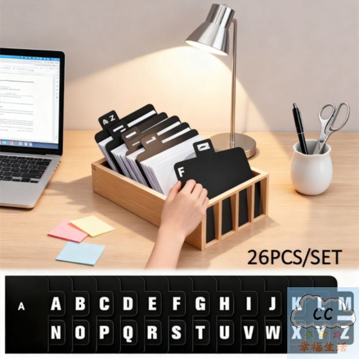 Alphabetical Space-Saving A-Z Organizer Divider 26pcs CD DVD Vinyl ...