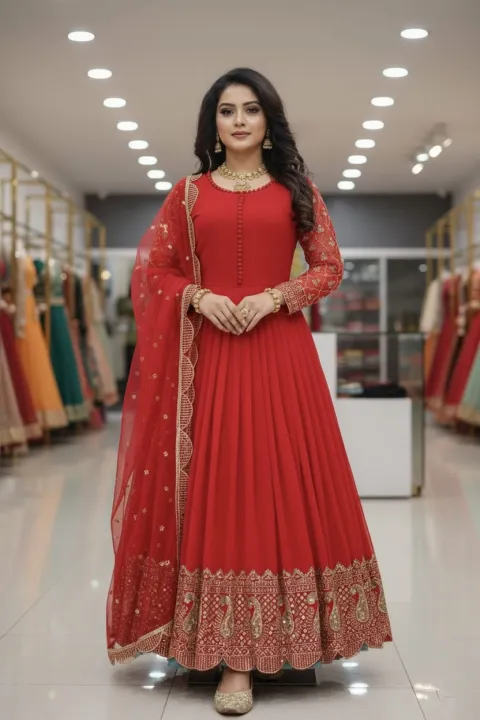 Readymade%20Georgette%20Embroidered%20Party%20Dress%20-%20Image%202