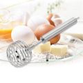 Spiral Spring Whisk, 10" Silver Stainless Steel egg beater egg whisk beater. 