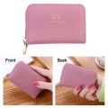 New Women’s Wallet – Cute Cat Print Short Leather Purse with Zipper, Card Holder & Coin Pocket.